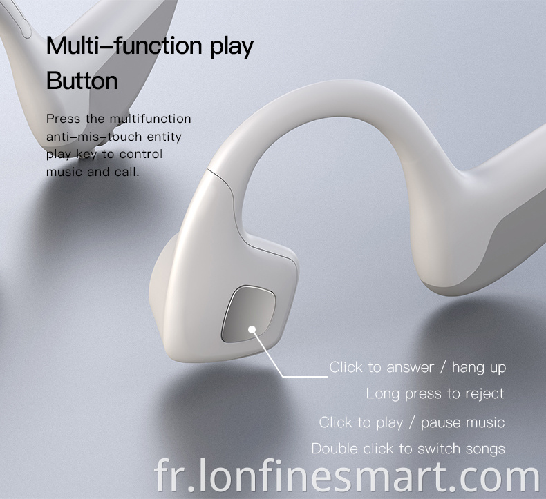 Wireless Bone Conduction Ear-hook Headphone